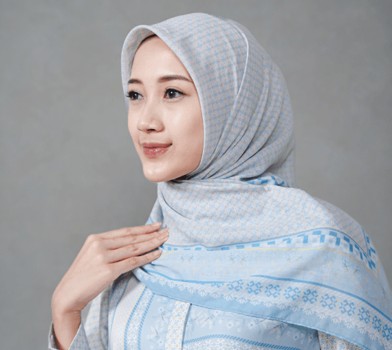 Zinnia Monogram Scarf